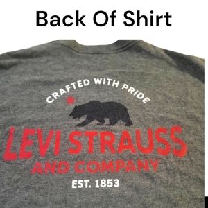 Levi Strauss And Company T-Shirt Size 2XL Gray